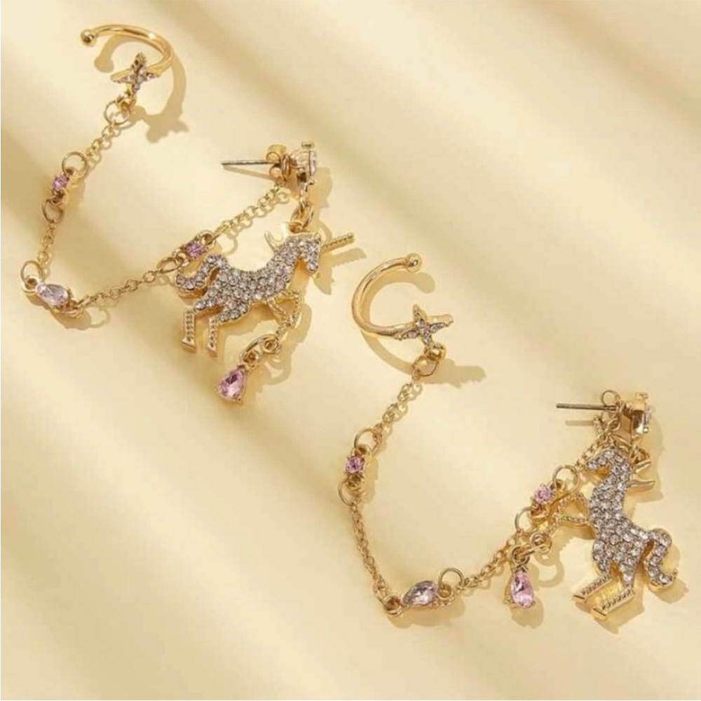 💋LAST ONE💋RHINESTONE UNICORN💋FIVE⭐️ RARED - Picture 3 of 8